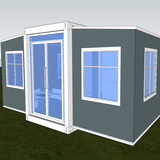 2021 new design container house 20ft high quality low price expandable prefab container house
