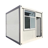 10ft moveable flat pack container sentry box outdoor security guard house cabin