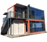 20ft prefabricated insulation container houses for sale,flat pack luxury living container house