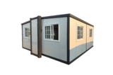 China Cheap 20 40 ft luxury model house prefab modular homes expandable container house